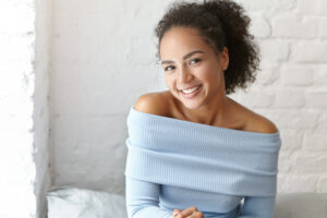 healthy looking adult black women